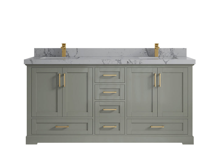 Boston 72 in. W x 22 in. D Double Sink Bathroom Vanity - photo 46