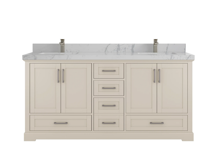 Boston 72 in. W x 22 in. D Double Sink Bathroom Vanity - photo 30