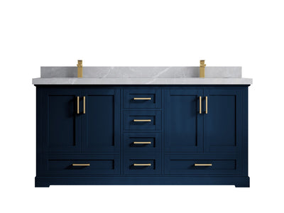 Boston 72 in. W x 22 in. D Double Sink Bathroom Vanity - Willow Bath and Vanity