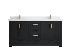 Boston 72 in. W x 22 in. D Double Sink Bathroom Vanity - photo 43
