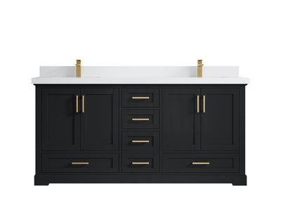 Boston 72 in. W x 22 in. D Double Sink Bathroom Vanity - Willow Bath and Vanity