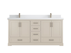 Boston 72 in. W x 22 in. D Double Sink Bathroom Vanity - photo 31