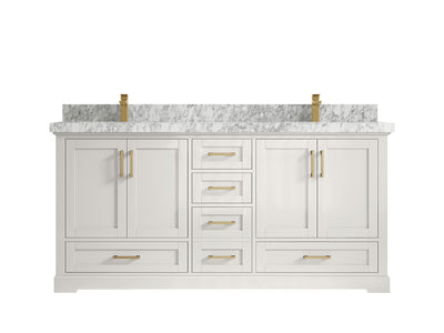 Boston 72 in. W x 22 in. D Double Sink Bathroom Vanity - Willow Bath and Vanity