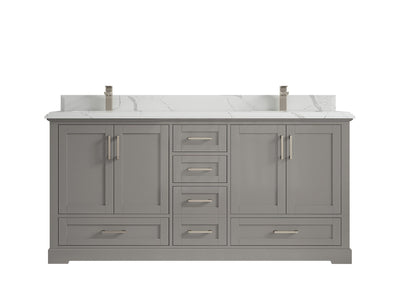 Boston 72 in. W x 22 in. D Double Sink Bathroom Vanity - Willow Bath and Vanity