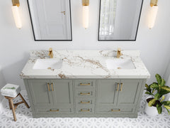 Boston 72 in. W x 22 in. D Double Sink Bathroom Vanity - photo 41