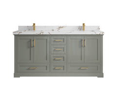 Boston 72 in. W x 22 in. D Double Sink Bathroom Vanity - photo 40