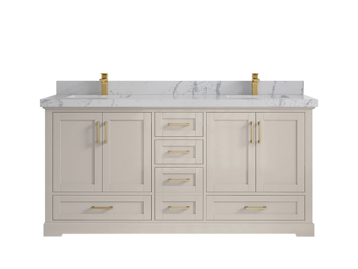 Boston 72 in. W x 22 in. D Double Sink Bathroom Vanity - photo 41