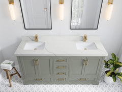 Boston 72 in. W x 22 in. D Double Sink Bathroom Vanity - photo 21