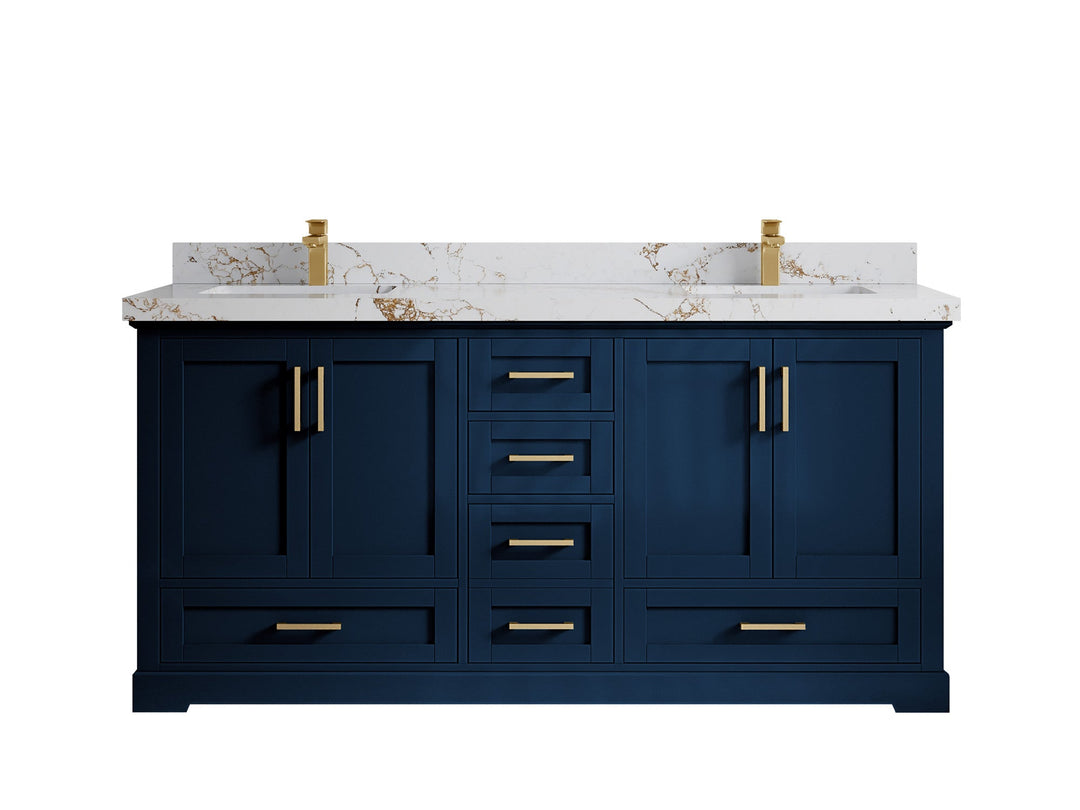 Boston 72 in. W x 22 in. D Double Sink Bathroom Vanity - Willow Bath and Vanity