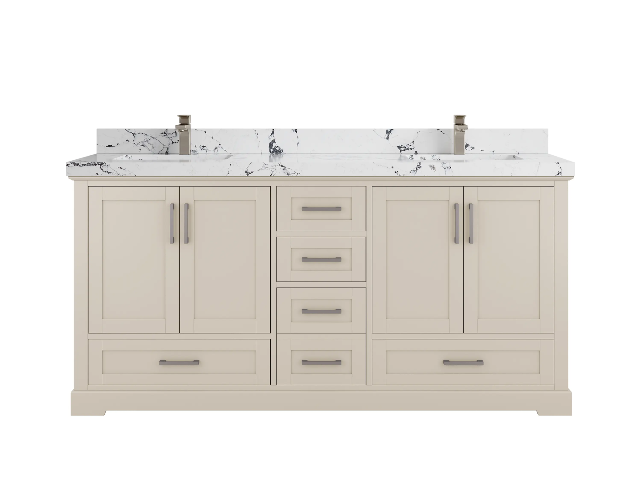 Boston 72 in. W x 22 in. D Double Sink Bathroom Vanity - Willow Bath and Vanity
