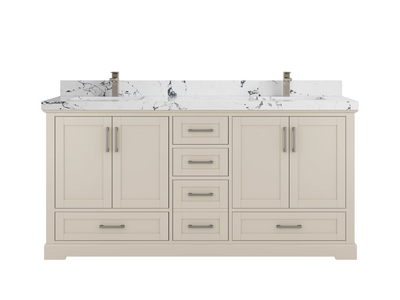 Boston 72 in. W x 22 in. D Double Sink Bathroom Vanity - Willow Bath and Vanity