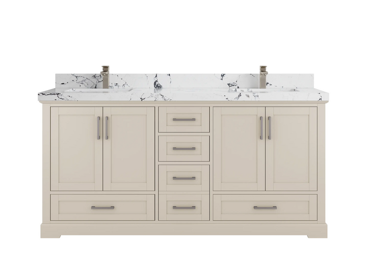 Boston 72 in. W x 22 in. D Double Sink Bathroom Vanity - photo 29