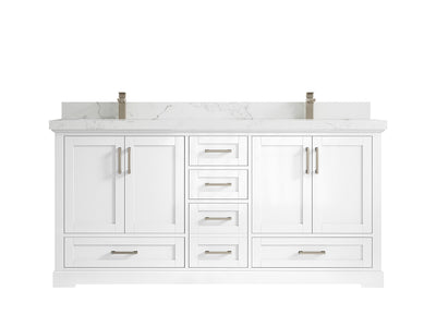 Boston 72 in. W x 22 in. D Double Sink Bathroom Vanity - Willow Bath and Vanity