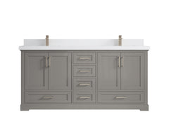 Boston 72 in. W x 22 in. D Double Sink Bathroom Vanity - photo 42