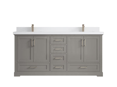 Boston 72 in. W x 22 in. D Double Sink Bathroom Vanity - Willow Bath and Vanity