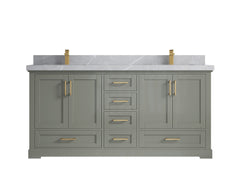 Boston 72 in. W x 22 in. D Double Sink Bathroom Vanity - photo 36