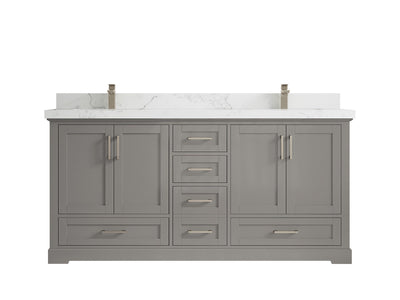 Boston 72 in. W x 22 in. D Double Sink Bathroom Vanity - Willow Bath and Vanity