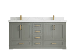 Boston 72 in. W x 22 in. D Double Sink Bathroom Vanity - photo 24