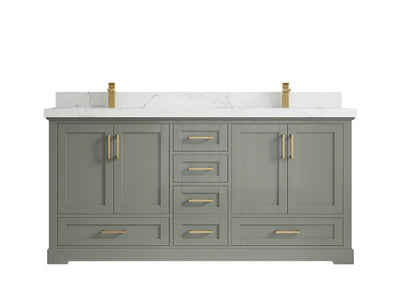 Boston 72 in. W x 22 in. D Double Sink Bathroom Vanity - Willow Bath and Vanity