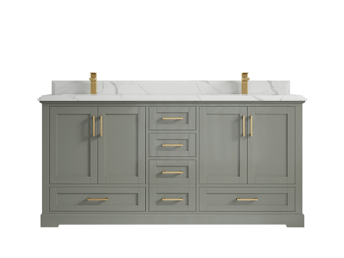 Boston 72 in. W x 22 in. D Double Sink Bathroom Vanity - Willow Bath and Vanity