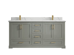 Boston 72 in. W x 22 in. D Double Sink Bathroom Vanity - photo 28