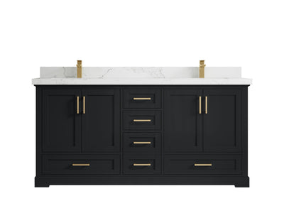 Boston 72 in. W x 22 in. D Double Sink Bathroom Vanity - Willow Bath and Vanity