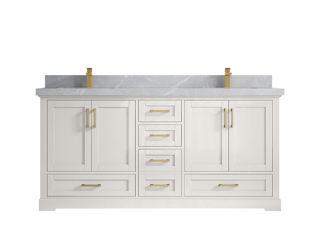 Boston 72 in. W x 22 in. D Double Sink Bathroom Vanity - Willow Bath and Vanity