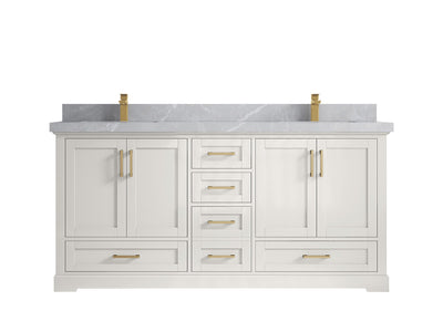 Boston 72 in. W x 22 in. D Double Sink Bathroom Vanity - Willow Bath and Vanity