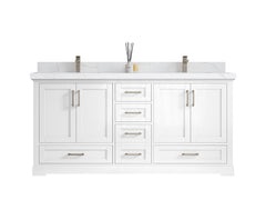 Boston 72 in. W x 22 in. D Double Sink Bathroom Vanity - photo 1
