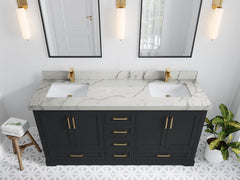 Boston 72 in. W x 22 in. D Double Sink Bathroom Vanity - photo 40