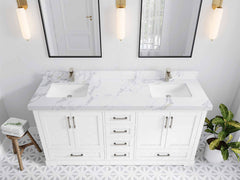 Boston 72 in. W x 22 in. D Double Sink Bathroom Vanity - photo 24