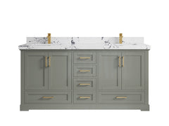 Boston 72 in. W x 22 in. D Double Sink Bathroom Vanity - photo 44