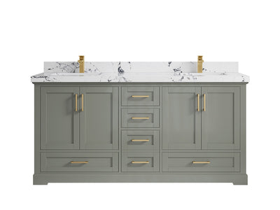 Boston 72 in. W x 22 in. D Double Sink Bathroom Vanity - Willow Bath and Vanity