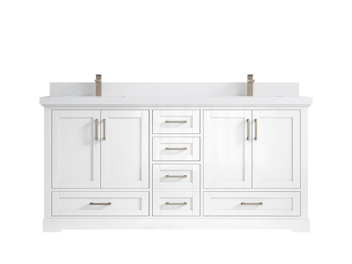 Boston 72 in. W x 22 in. D Double Sink Bathroom Vanity - photo 43