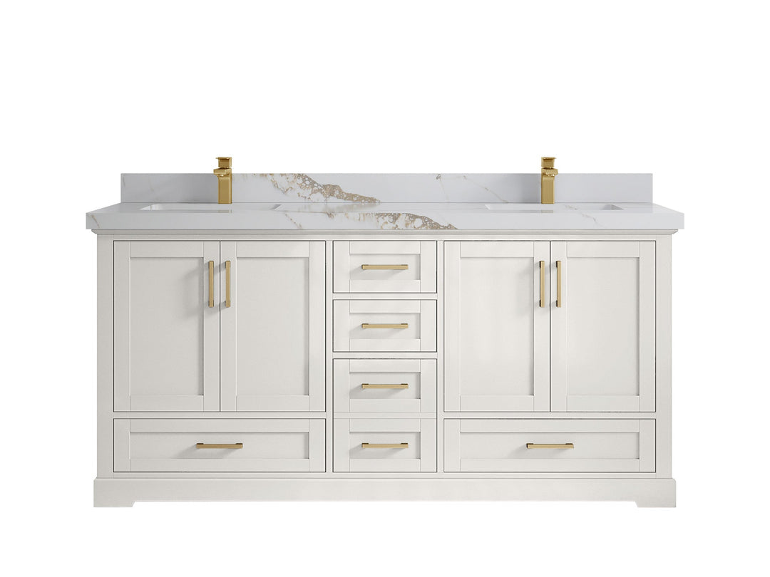 Boston 72 in. W x 22 in. D Double Sink Bathroom Vanity - Willow Bath and Vanity