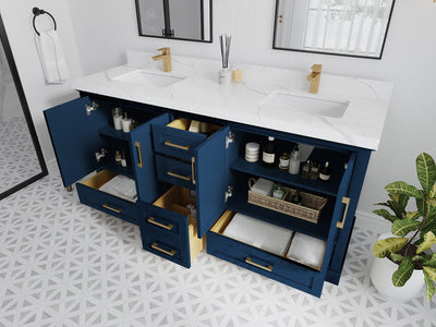 Boston 72 in. W x 22 in. D Double Sink Bathroom Vanity - Willow Bath and Vanity