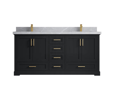 Boston 72 in. W x 22 in. D Double Sink Bathroom Vanity - Willow Bath and Vanity