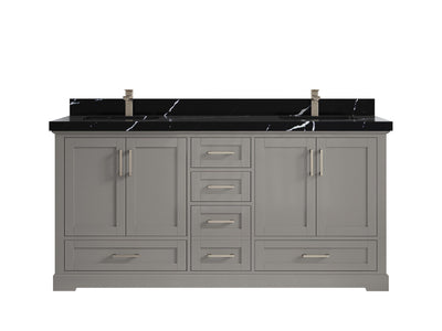Boston 72 in. W x 22 in. D Double Sink Bathroom Vanity - Willow Bath and Vanity
