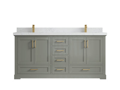 Boston 72 in. W x 22 in. D Double Sink Bathroom Vanity - Willow Bath and Vanity