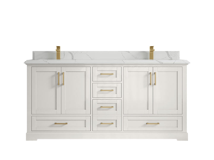 Boston 72 in. W x 22 in. D Double Sink Bathroom Vanity - photo 45