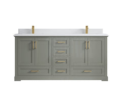 Boston 72 in. W x 22 in. D Double Sink Bathroom Vanity - photo 32