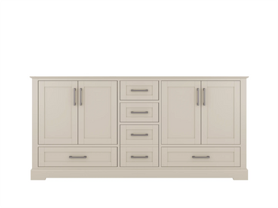 Boston 72 in. W x 22 in. D Double Sink Bathroom Vanity - Willow Bath and Vanity