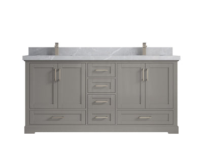 Boston 72 in. W x 22 in. D Double Sink Bathroom Vanity - Willow Bath and Vanity
