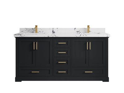 Boston 72 in. W x 22 in. D Double Sink Bathroom Vanity - Willow Bath and Vanity