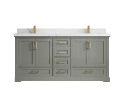 Boston 72 in. W x 22 in. D Double Sink Bathroom Vanity - Willow Bath and Vanity