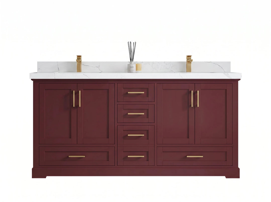 Bathroom Vanities - Double Sink - Bathroom Vanity size 70 - 79 IN - Birch Wood - photo 2