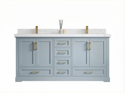 Boston 72 in. W x 22 in. D Double Sink Bathroom Vanity - Willow Bath and Vanity