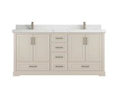 Boston 72 in. W x 22 in. D Double Sink Bathroom Vanity - photo 17