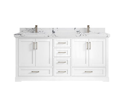 Boston 72 in. W x 22 in. D Double Sink Bathroom Vanity - Willow Bath and Vanity