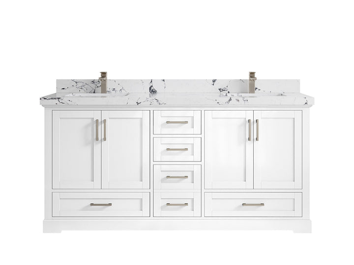 Boston 72 in. W x 22 in. D Double Sink Bathroom Vanity - photo 39